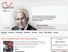 Tablet Screenshot of aktionaugenauf.de
